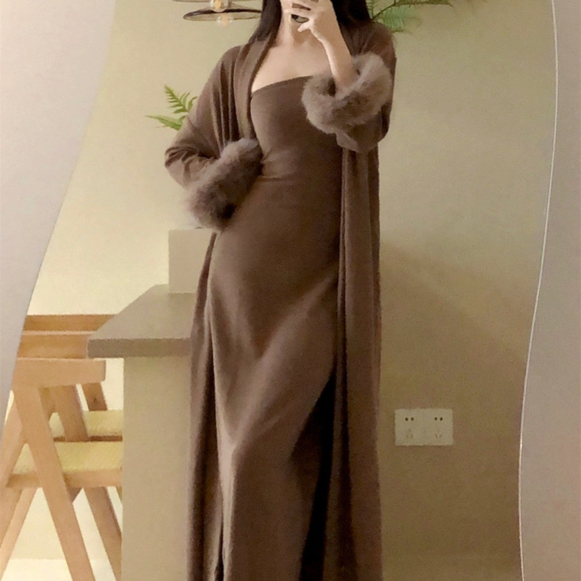 Slim Jacket Skirt Set