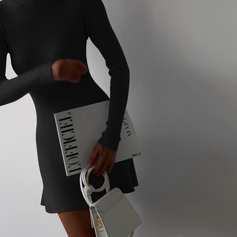 Long Sleeve Knitted Dress