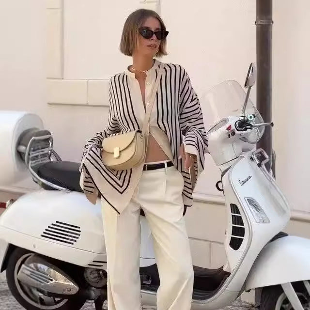 Striped Sleeve Shirt