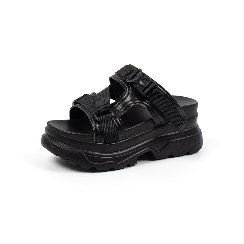 Thick-soled Buckle Sandals